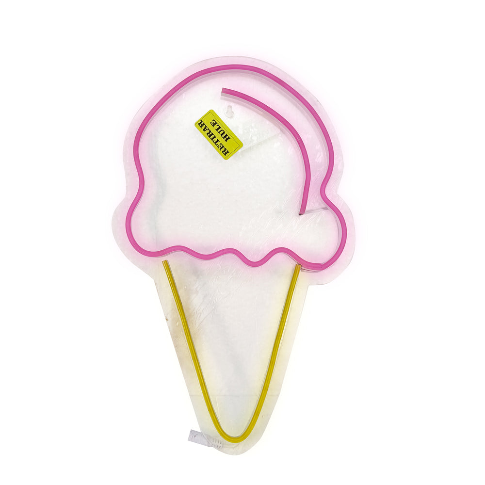 ANUNCIO NEON LED HELADO 45 CM