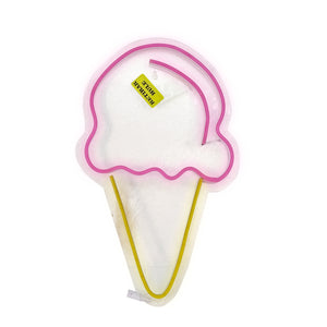 ANUNCIO NEON LED HELADO 45 CM