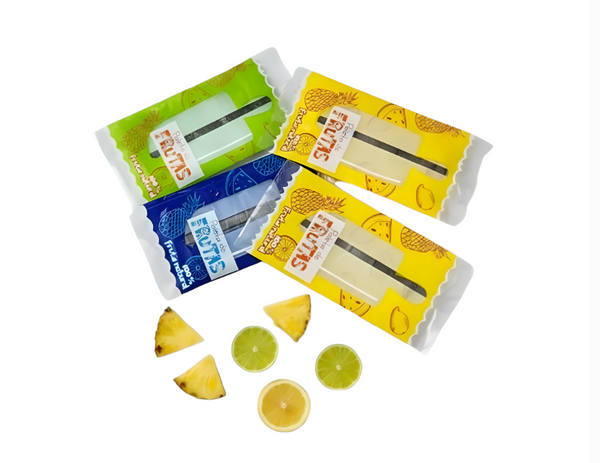 BOLSA CELOFAN PALETA FRUTAS CON TRANSPARENCIA (8 CIENTOS)