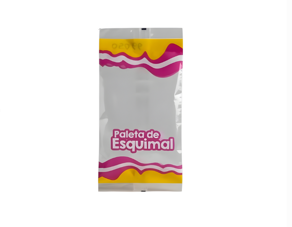 BOLSA CELOFAN PALETA ESQUIMAL CON TRANSPARENCIA (8 CIENTOS)