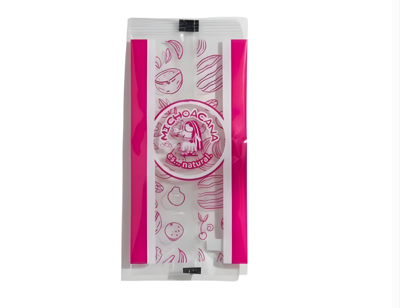 BOLSA CELOFAN PALETA FRUTAS MICHOACANA CON TRANSPARENCIA (8 CIENTOS)