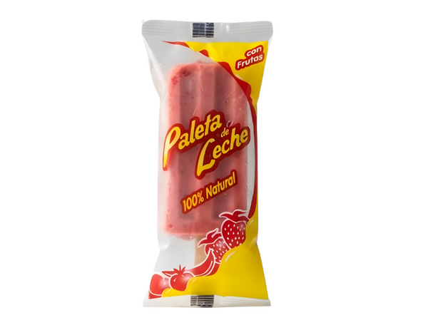 BOLSA CELOFAN PALETA DE LECHE CON TRANSPARENCIA (8 CIENTOS)