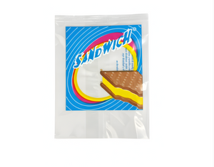 BOLSA CELOFAN PARA SANDWICH DE HELADO CON TRANSPARENCIA (8 CIENTOS)