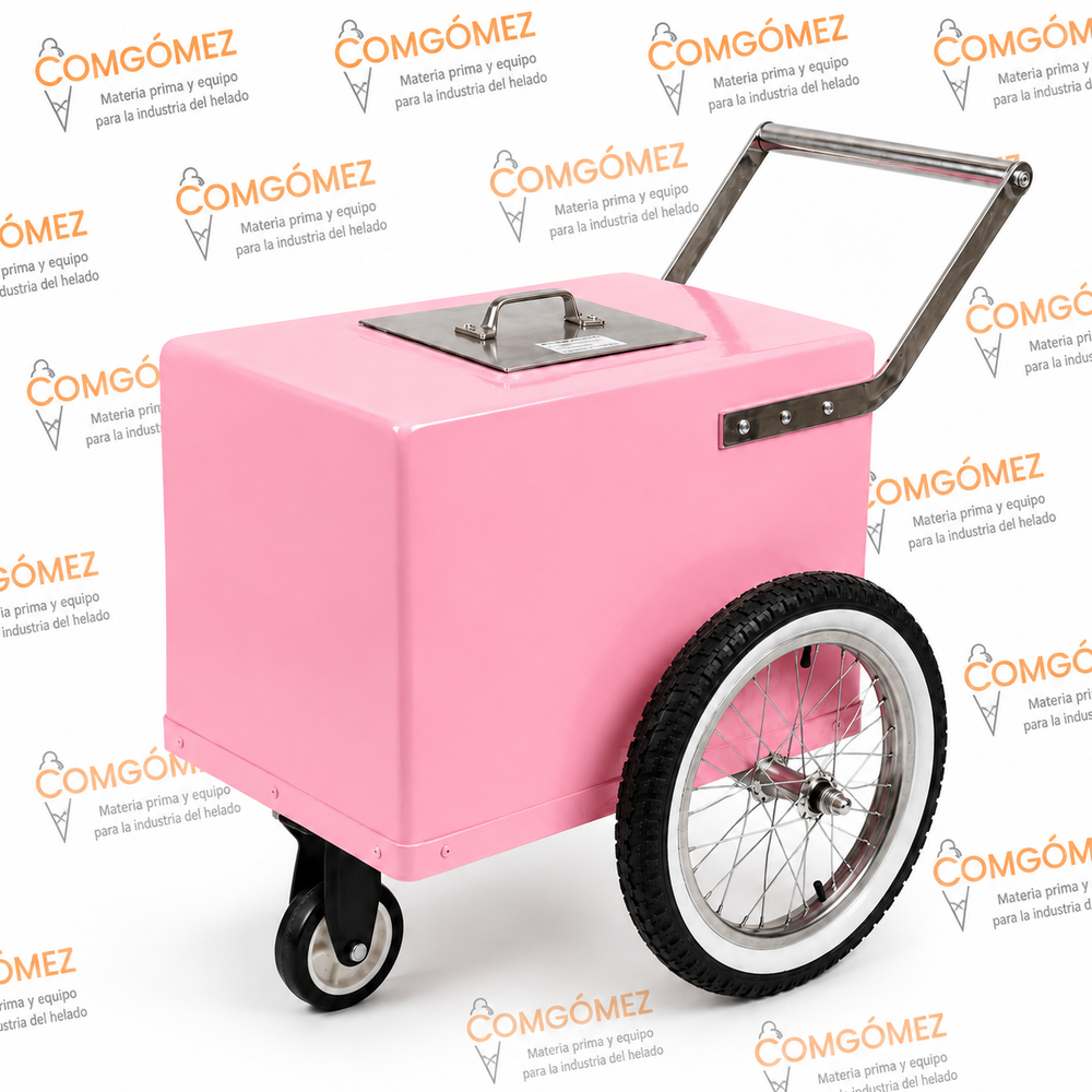 CARRITO PALETERO MICRO CON LLANTA DE BICICLETA (COLORES)