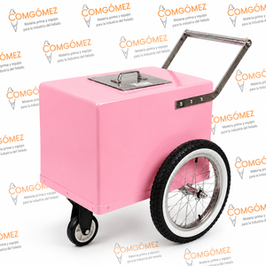 CARRITO PALETERO MICRO CON LLANTA DE BICICLETA (COLORES)
