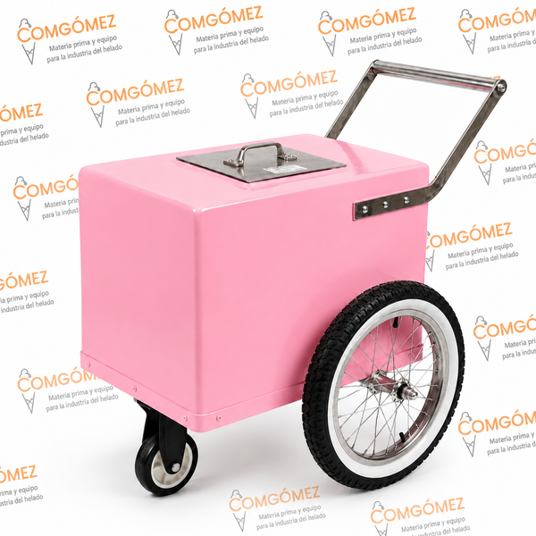 CARRITO PALETERO MICRO CON LLANTA DE BICICLETA (COLORES)