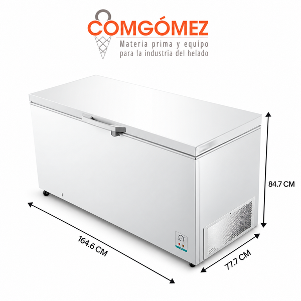 CONGELADOR 18 FT BLANCO COFRE HISENSE