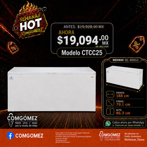 CONGELADOR CRIOTEC CTCC25