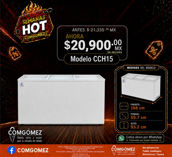 CONGELADOR CRIOTEC CCH 15