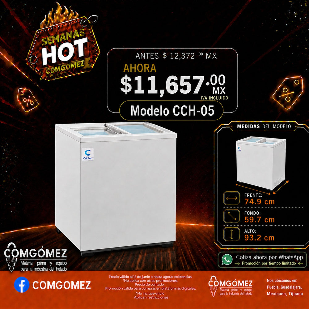 CONGELADOR CRIOTEC CCH-05
