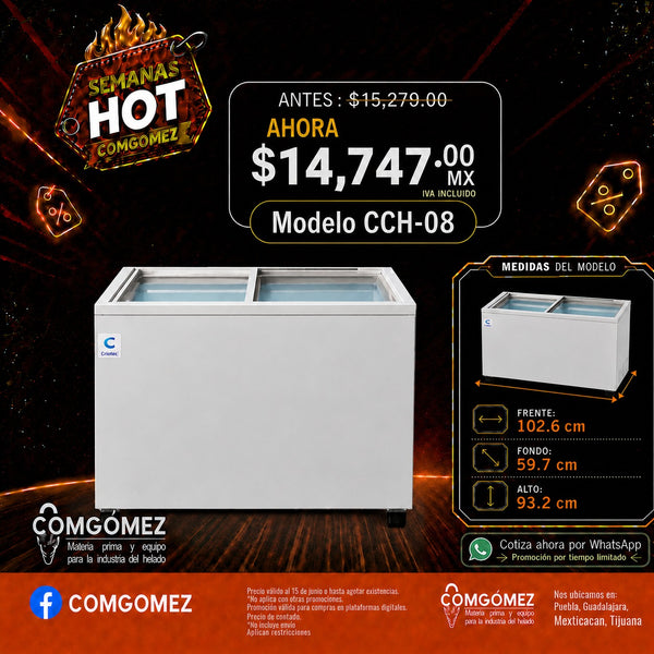 CONGELADOR CRIOTEC CCH-08