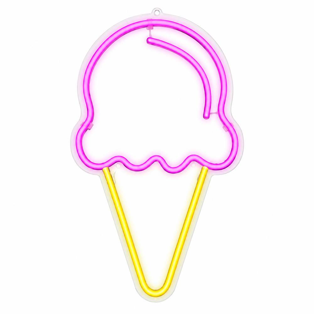 ANUNCIO NEON LED HELADO 45 CM